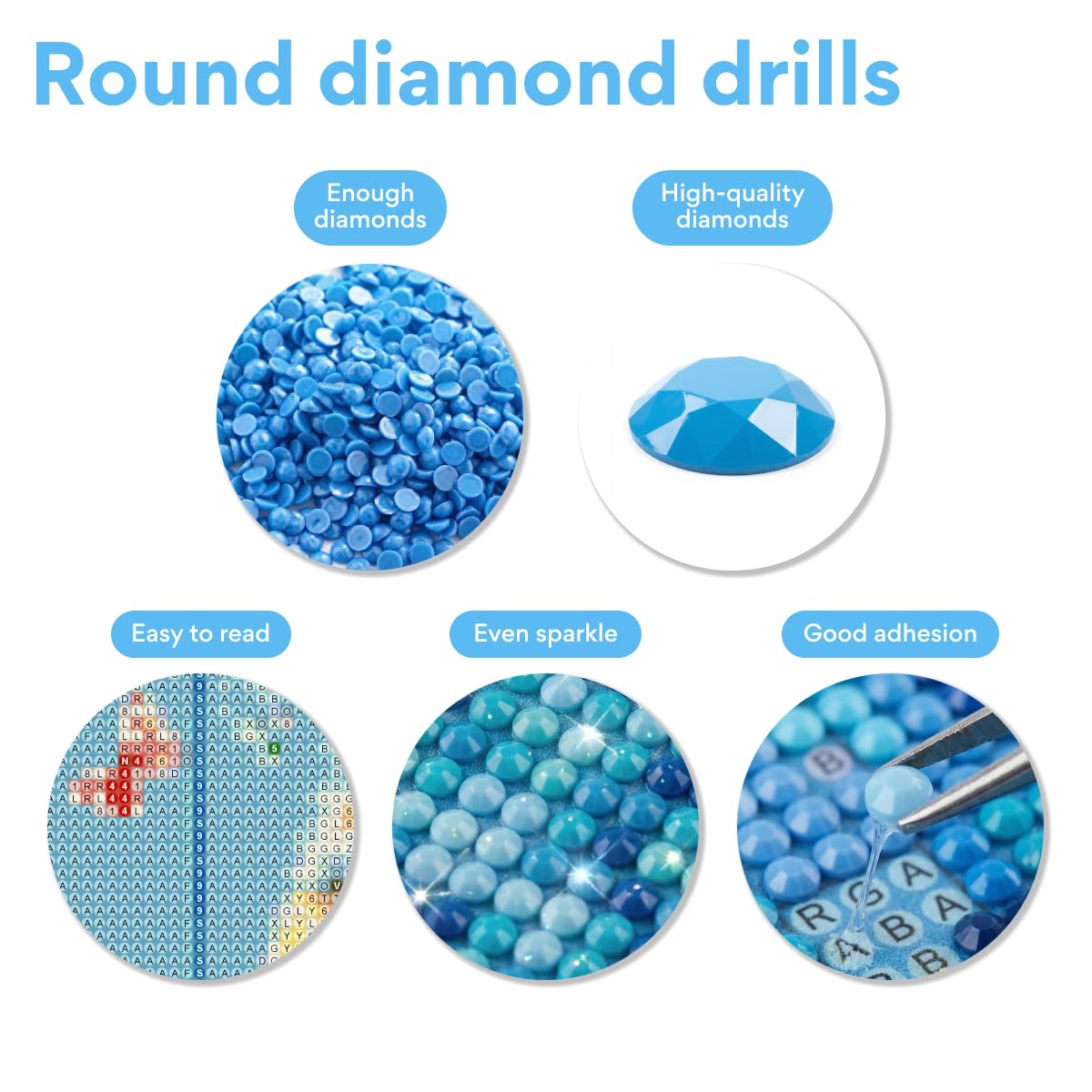 LuwoArte Hummingbird Diamond Art Kits for Adults,DIY Sparkling Bird Diamond Painting Kits on Canvas Round Diamond Gem,5D Full Drill Painting Kit Art and Crafts for Adult Home Wall Decor 12 X 16 inch