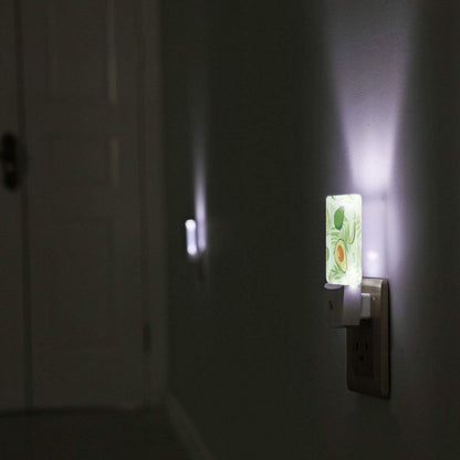 Caifujiqi Night Light Plug-in Dusk to Dawn Smart Sensor White Led Nightlight for Bedroom Bathroom Kitchen Hallway Stairs Energy Efficient Decor Desk Lamp