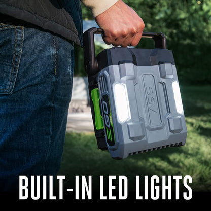 EGO POWER+ Portable Inverter, 400W, Power Inverter Generator, Quiet. Battery and Charger Not Included - PAD5000
