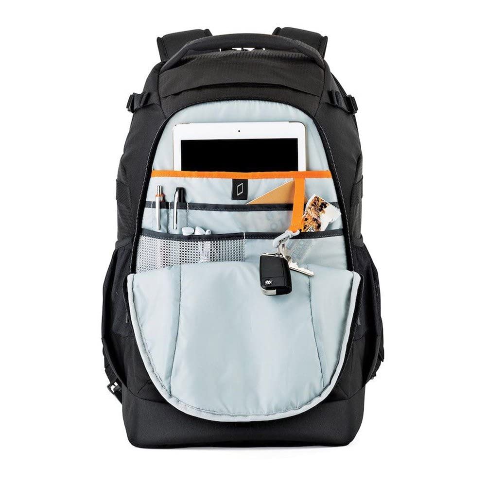 Lowepro LP37131, Flipside 500 AW II Camera Backpack, Fits Mirrorless, Compact Drone, DSLR with Lens, Extra Lenses, Black