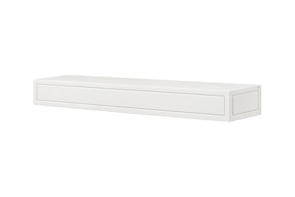 Pearl Mantels ARYB48612 Premium Grade A MDF White mantel shelf, Crisp White paint, 48"L x 9"D x 5"H, The perfect compliment to your hearth and home