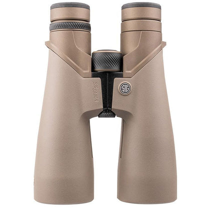 SIG SAUER ZULU10 HDX Waterproof Fogproof Durable Abbe-Koenig Prism Ergonomic Closed Bridge FDE Hunting Binoculars with Anti-Reflective Lenses - Molded EVA Carrying Case Included, 15x56