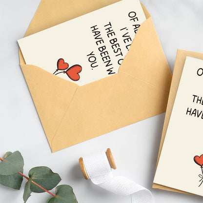 WowBefun Happy Anniversary Card & Gifts for Men, Women, Husband, Boyfriend, Wife, Girlfriend, Him, Her, Valentine Day Gifts, Card, To Husband, Wife