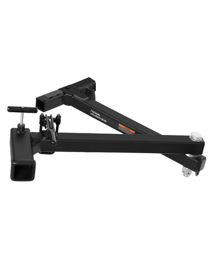 Young 250LBS Swing Away Hitch for Bike Rack and Cargo Carrier Basket, Black