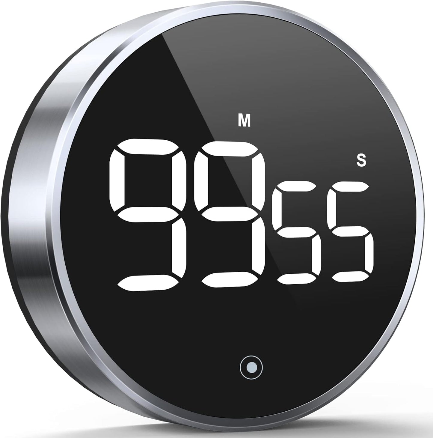 Digital Kitchen Timer, 3.8'' Large LED Display, Adjustable Volume, Easy for Cooking/Study/Exercise