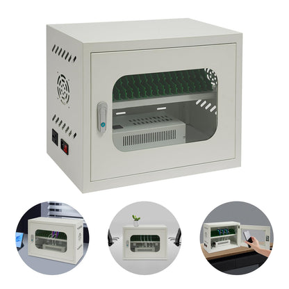 Rechargeable Mobile Phone Charging Cabinet,20 Slots Cell Phones Charging Station Portable Cellphone Charging Cart with Combination Lock, for Students and Employees, Tourists (20Slots)
