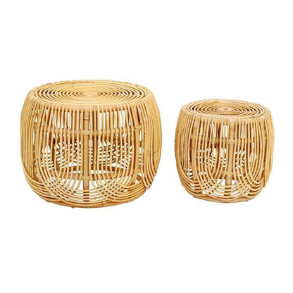 Tov Furniture Azrina Rattan Nesting Tables
