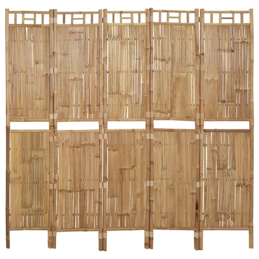 3 Panel Bamboo Room Divider Screen 47.2x70.9 Inches for Indoor Outdoor Use as a Decorative Partition or Privacy Panel