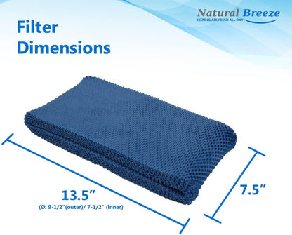 Natural-Breeze Washable & Reusable Humidifier Filter - Compatible with Honeywell HC-14, E Filter