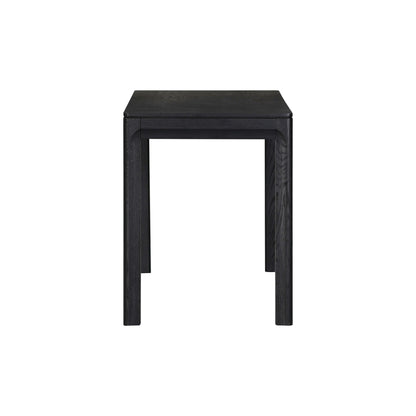 NTC Flow Modern Wooden Rectangle Desk Table with Hidden Drawer – Waterproof & Heat Resistant, Burnt Black