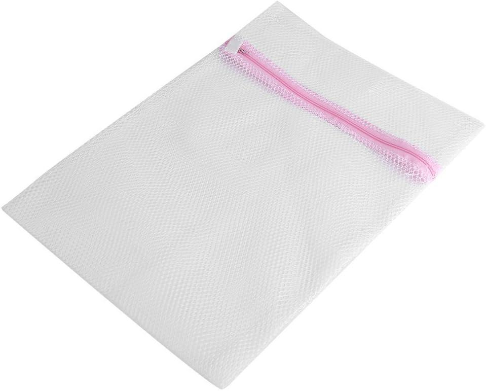 Zipped Lingerie Washing Bag, Mesh Laundry Bag for Socks, Bra, Underwear (50 * 60cm #1)