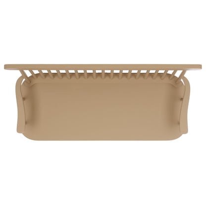 SAFAVIEH Home Collection - Eton Khaki Solid Wood Bench, Farmhouse Spindle Back Indoor Seating for Entryway or Dining (BCH3300C)