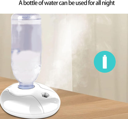 Mini Humidifier Portable Travel Water Bottle USB Noiseless Humidifier for Bedroom Office
