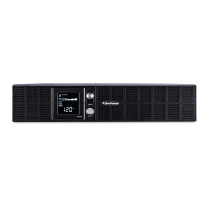 CyberPower OR1500LCDRT2U Smart App LCD UPS Battery Backup and Surge Protector, 1500VA/900W, 8 Outlets, AVR, 2U Rack/Tower