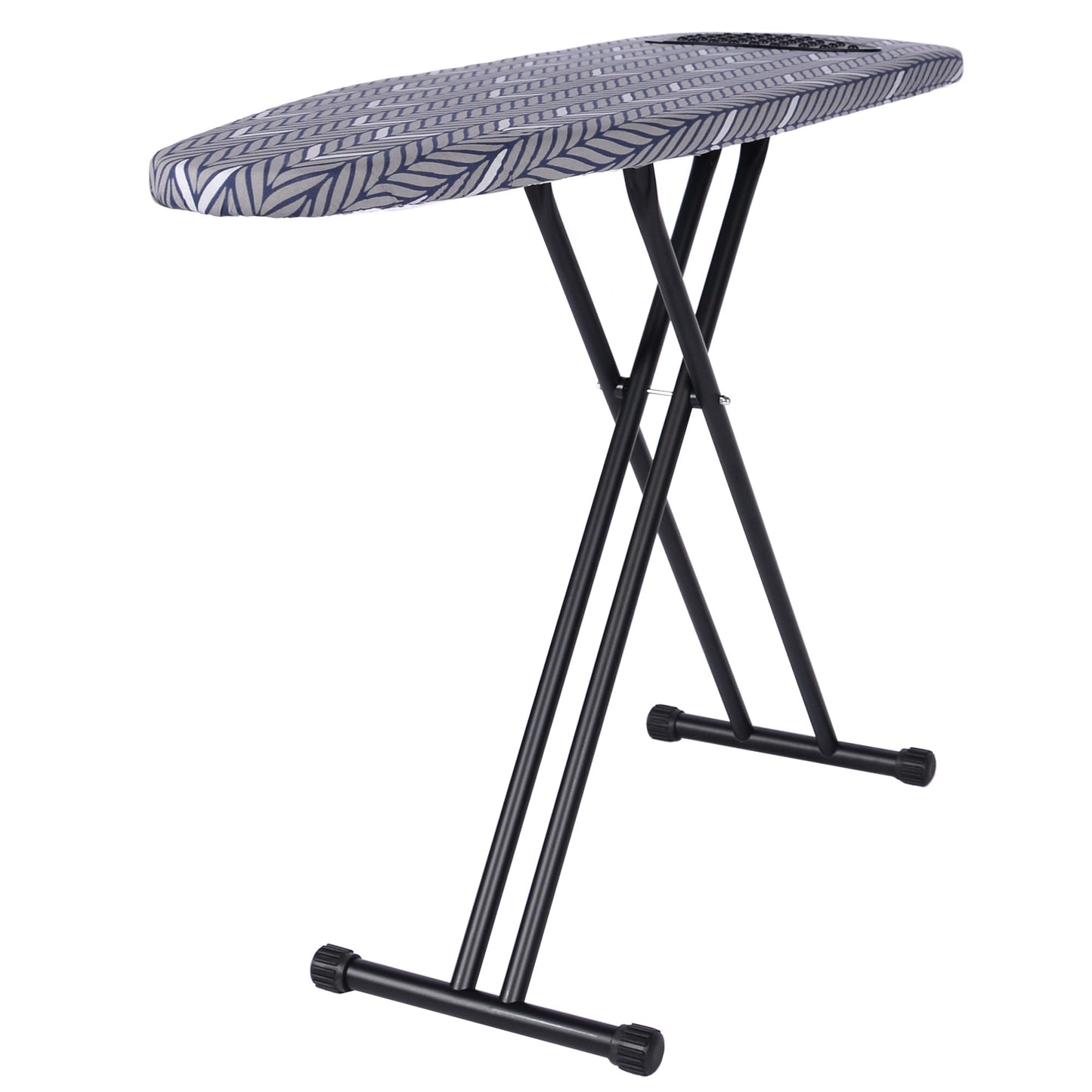 veiox Ironing Board Full Size, Metal Construction Iron Board with Extra Thick Heavy Duty Padded Cover, Stable Structure, Anti-Skid Feet (47x16)