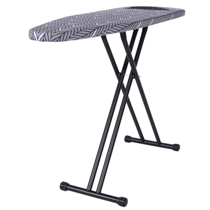 veiox Ironing Board Full Size, Metal Construction Iron Board with Extra Thick Heavy Duty Padded Cover, Stable Structure, Anti-Skid Feet (47x16)