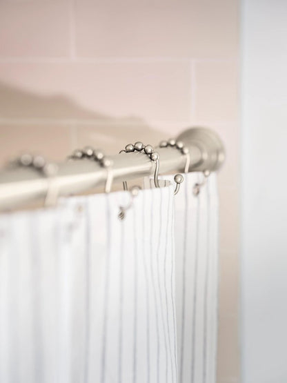 Moen CSR2169BNTriva Adjustable 48 to 72-Inch Curved Shower Curtain Rod