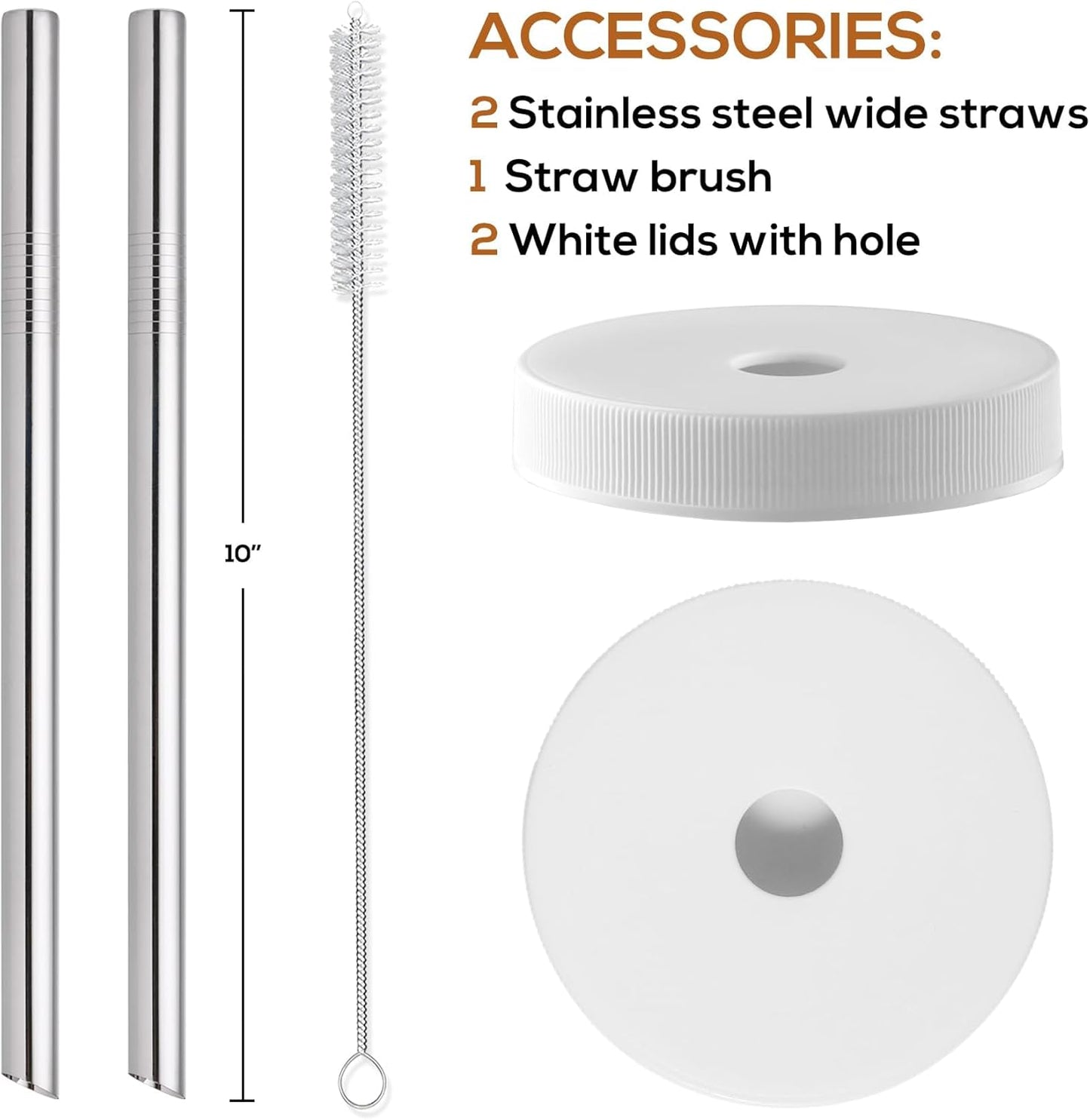 12 PACK, 16 OZ 2 Glass Juice Bottles with Airtight Lids, Bonus Straws & Perforated Lids, Reusable Juicer, Juicing