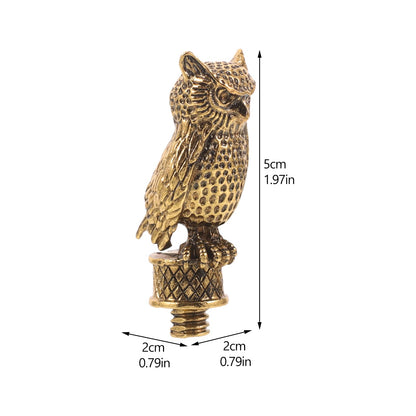 VILLCASE Owl Wax Seal Stamp Handle Only – Golden Metal Replacement Grip for DIY Wedding Invitations, Scrapbooking & Thank-You Cards