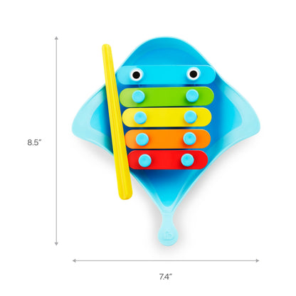 Munchkin® Bath Beats™ Bath Toy, Musical Set Includes Xylophone, Bath Drum & Shakers, Fun for Babies, Toddlers and Kids