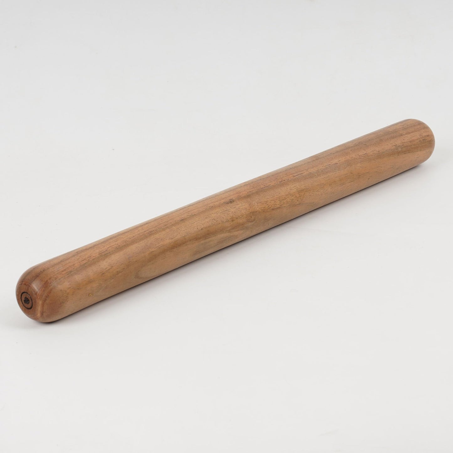 Marubhumi French-Style Rolling Pin, Premium Hardwood with Natural Wood Grain, 18 Inch Tapered Design for Pastry and Pizza, Non-Stick Surface, Solid One-Piece Construction, Brown