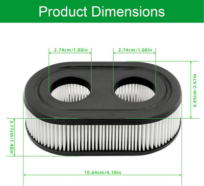 Troy-Bilt Lawn Mower Air Filter - 10 Pack Replacement for 500 Series Engines | Fits TB110, TB200, TB230