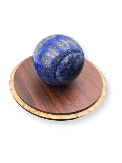 WholesaleGemShop Natural Lapis Lazuli 40-45 mm Ball Sphere Gemstone A+ Hand Carved Crystal Altar Healing Devotional Focus Spiritual Chakra Cleansing Metaphysical Gift Men Women
