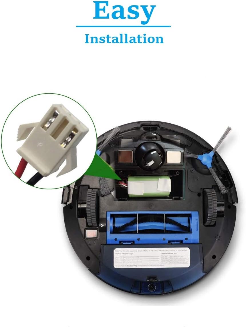 Replacement Battery for Coredy R300, R500+, R550, R580, R650, R3500, R3500S and Amarey A800, A900, Eufy RoboVac 11S,