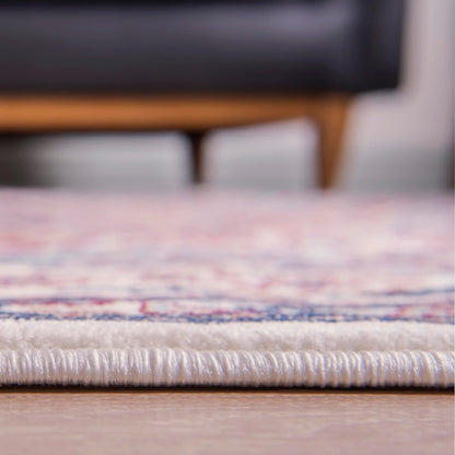 Unique Loom Narenj Collection Area Rug - Adams (10' Round Ivory/Burgundy)