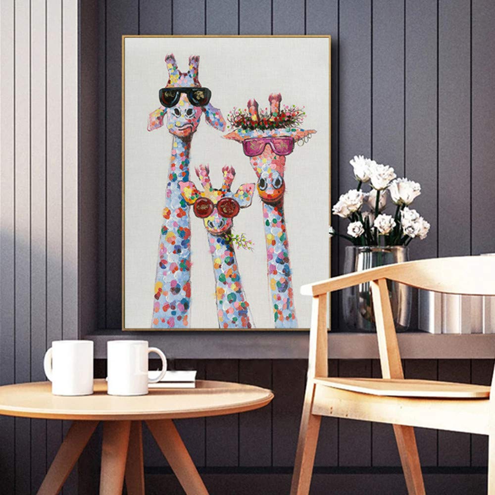 MMAHD 5D DIY Diamond Art Painting Kits for Adults Full,Giraffe Full Drill Embroidery Paintings Rhinestone Pasted DIY Painting Cross Stitch Arts Crafts for Home Wall Decor 11.8×15.7Inches.