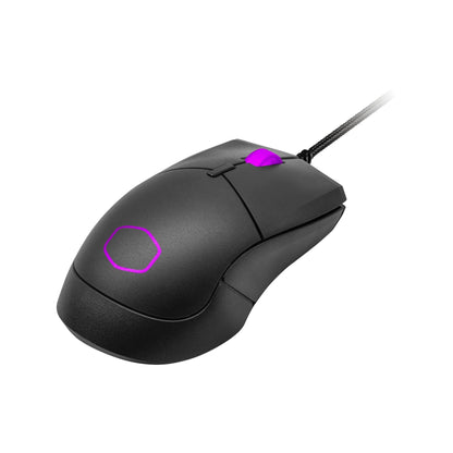 Cooler Master MM712 Wireless Gaming Mouse Black with Adjustable 19,000 DPI, 2.4GHz and Bluetooth , Ultraweave Cable, PTFE Feet, RGB Lighting and MasterPlus+ Software
