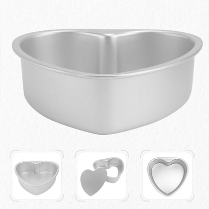 Zerodeko Heart Shape Cake Pan with Removable Bottom, Non-stick Baking Mould for Cheesecake