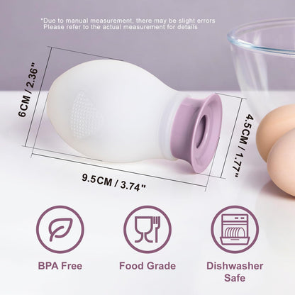 2026 New Egg Separator - Silicone Yolk and White Separator for Raw Eggs, Swallow Release, Cute Egg Yolk Separator for Baking Kitchen Tool, Dishwasher Safe