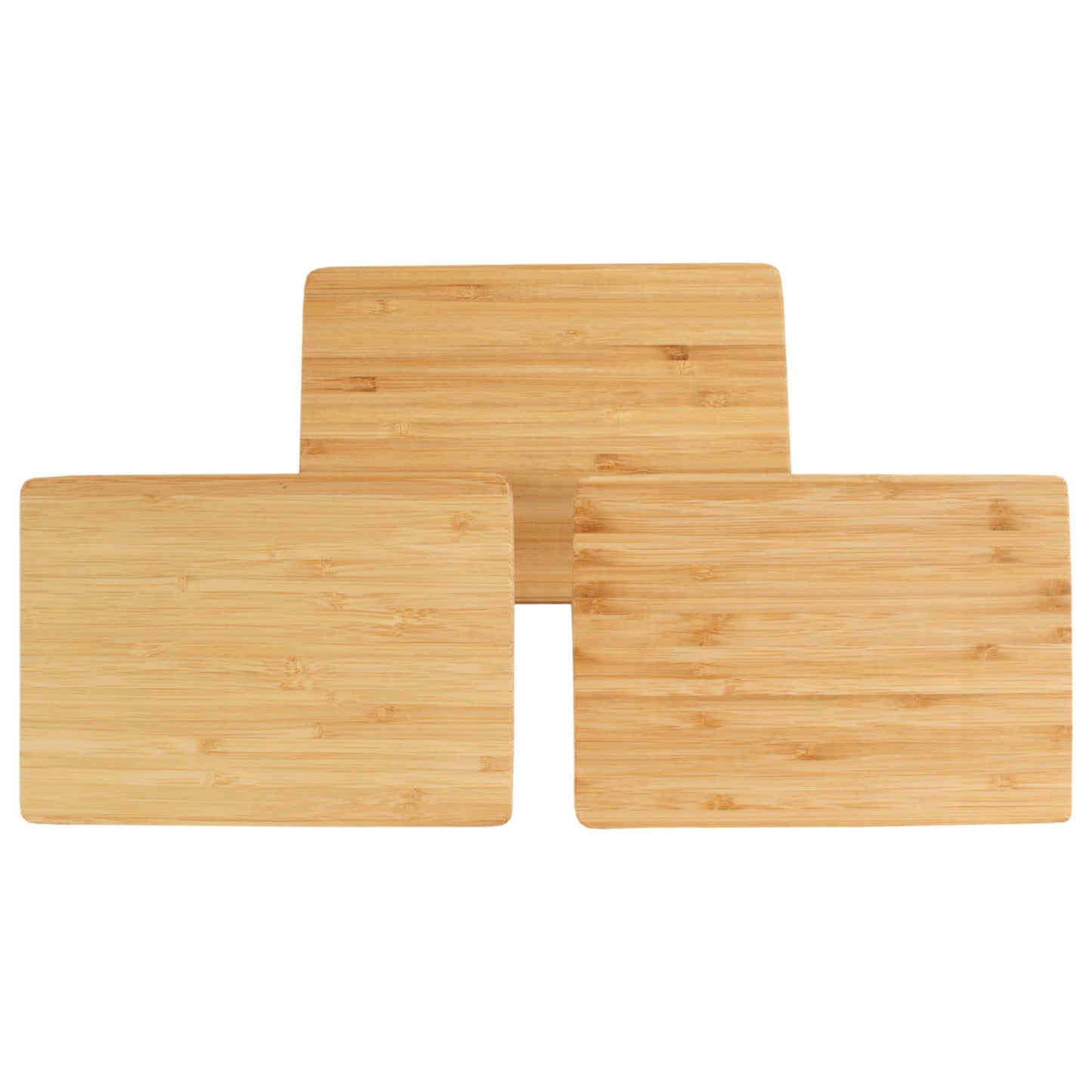BambooMN Small Premium Bamboo Serving and Cutting Board, Charcuterie, Home and Everyday use - 7.9" x 5.5" x 0.4" - 100 pcs