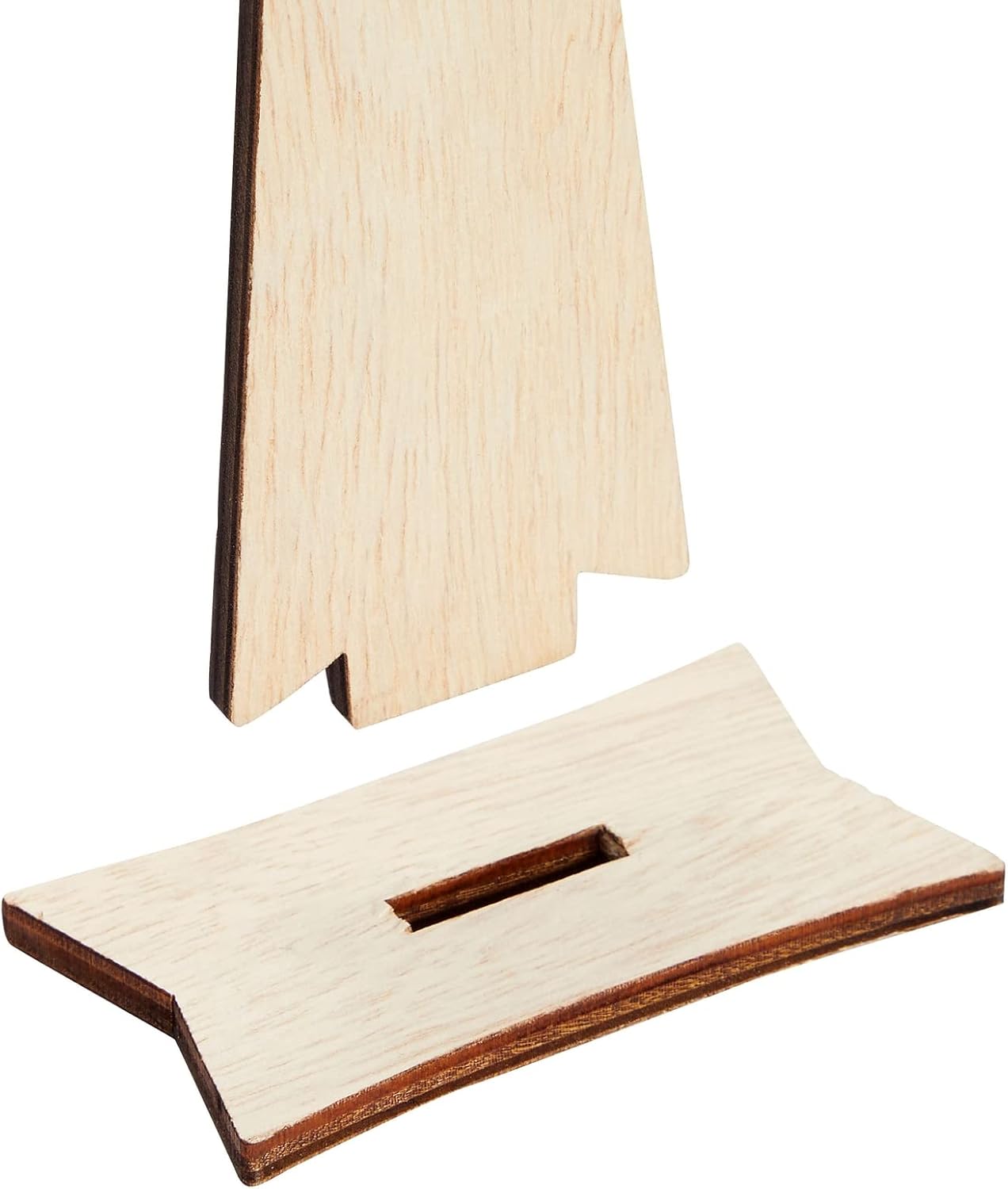 Bright Creations Wooden Crosses for Crafts, 12-Pack, Light Brown Unfinished Wood for Baptism Favors