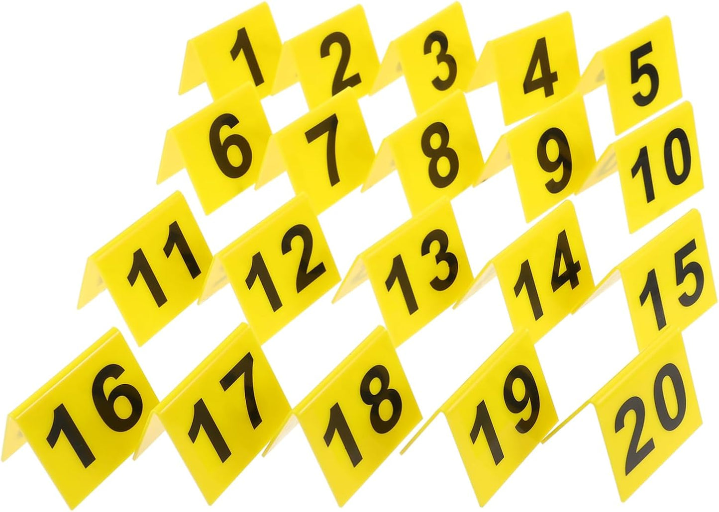 Scene Markers, 20pcs Digital Desk Game Number Marker Table Number Plates for Multifunctional Use