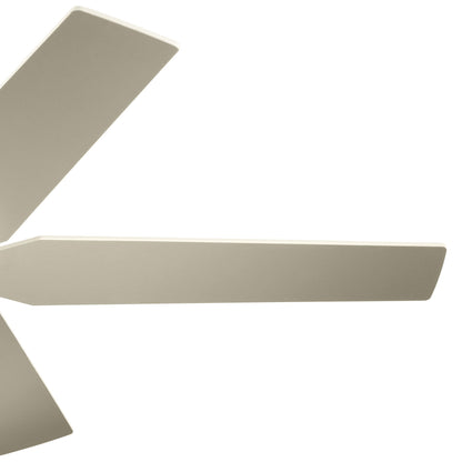 Kichler Maeve 52 inch LED Ceiling Fan with Satin Etched Cased Opal Glass in Matte White with Matte White Blades