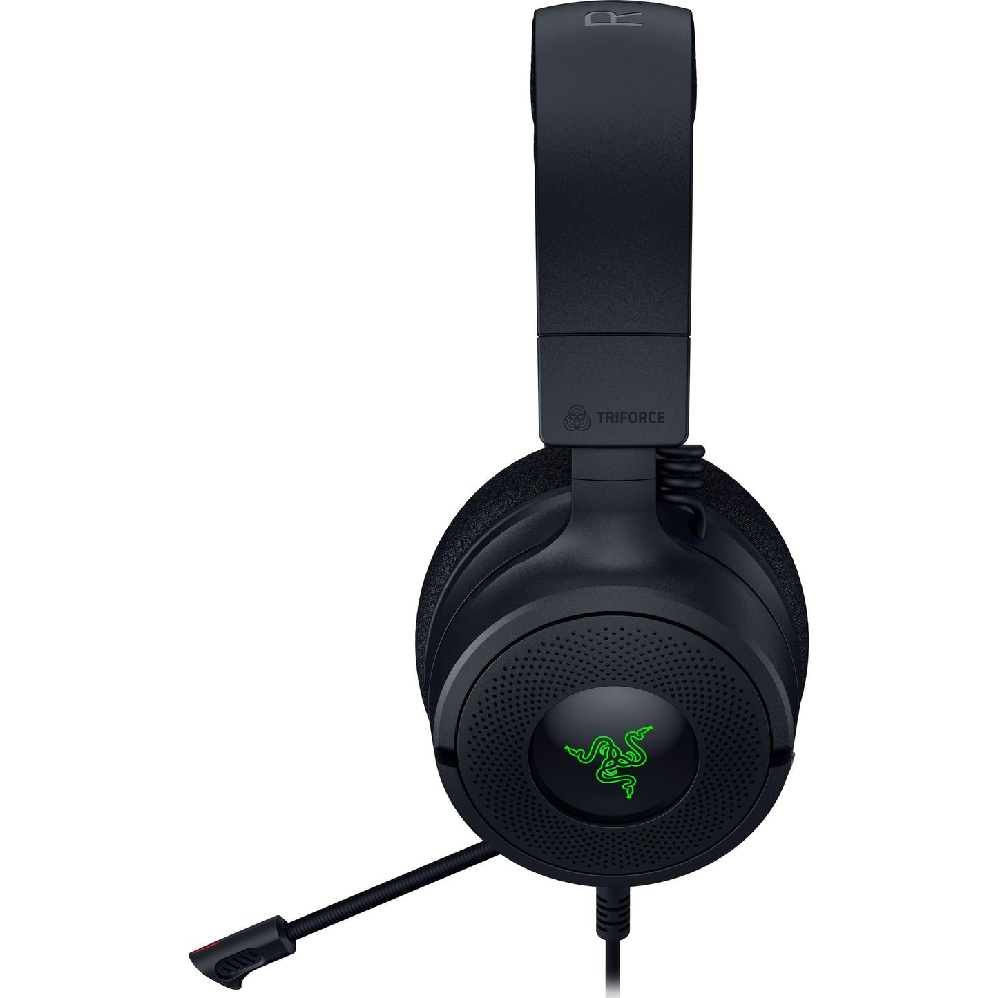 Razer Kraken V4 X Wired Gaming Headset: 40 mm Drivers - Cardioid Mic - Memory Foam Cushions - Chroma RGB Lighting - Type C & Type A Cable - for PC, Mac, PS5, Nintendo Switch 2, Steam Deck, Smartphone