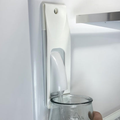 Jxueych White Water Dispenser Lever for Refrigerator Interior, Hand Free Handle, One-handed Portable Operation,