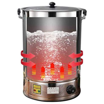 YUEWO 110V Electric Heating Automatic Alcohol Still Water Distiller Whiskey Barrel Wine Making Kit for Home Countertop for DIY Vodka Alcohol Distilled Water