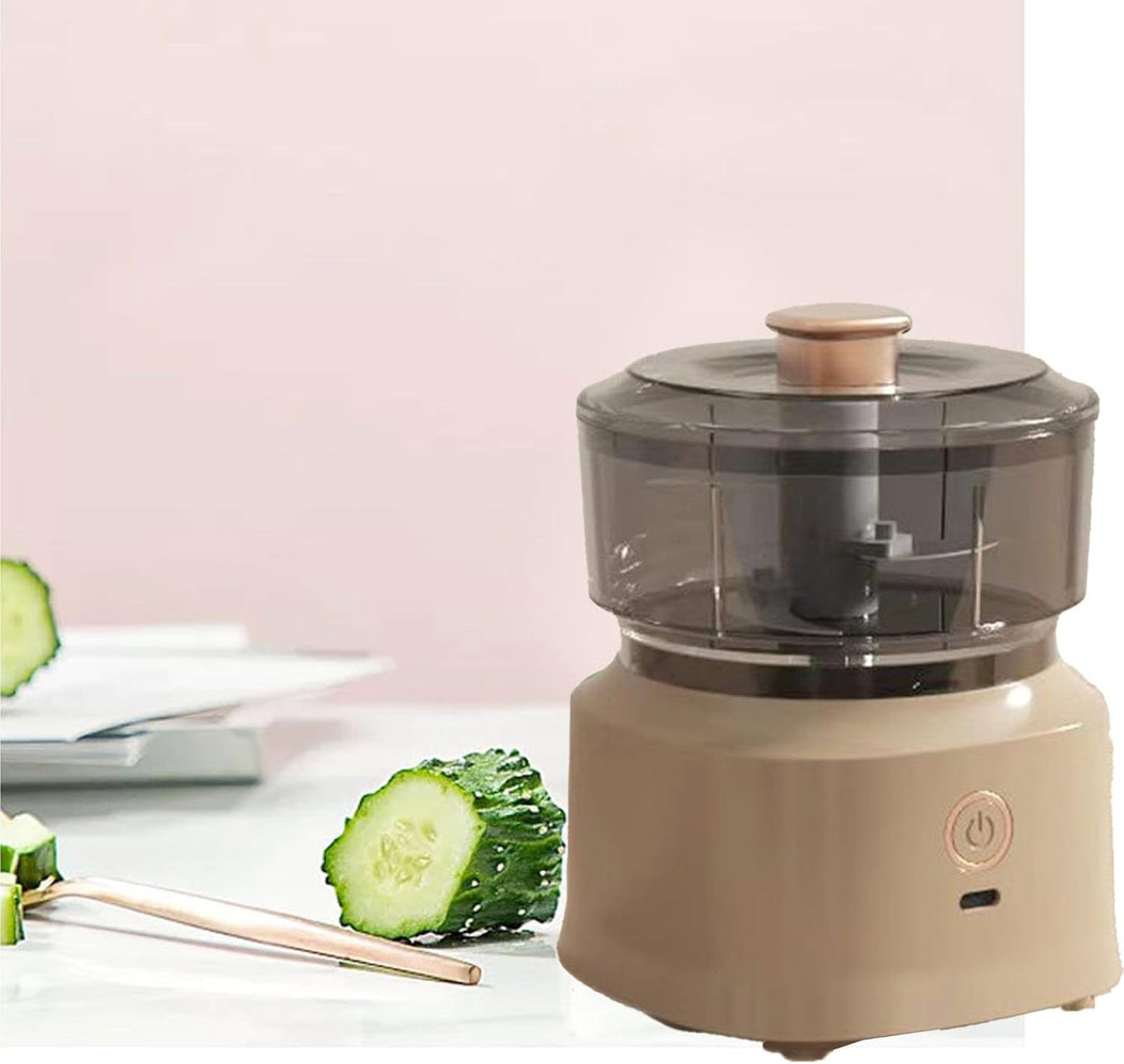 YUYTE Food Processors Meat Grinder - Electric Food Chopper, Multifunctional Stainless Steel Blades for Baby Food, Meat
