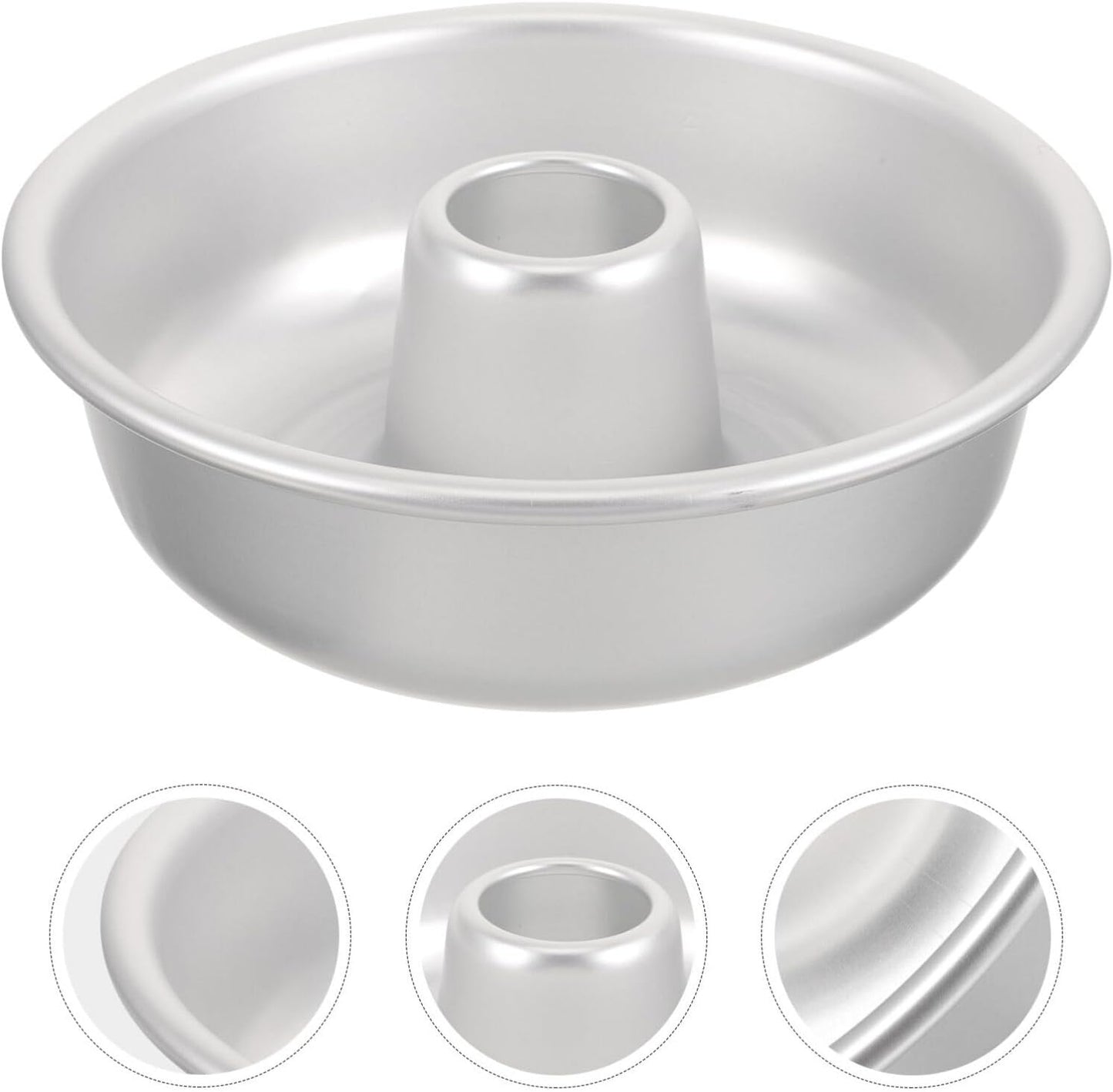 Ifundom Cheesecake Pan, Round Chimney Pudding Cake Pan, Non-Stick Baking Pan for Cake Grinding Wheel