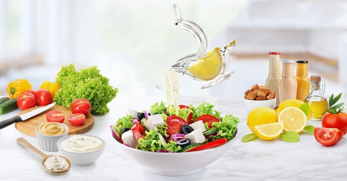 New Acrylic Manual Lemon Slice Squeezer, Portable Transparent Fruit Juicer, Hand Juicer for Orange Lemon