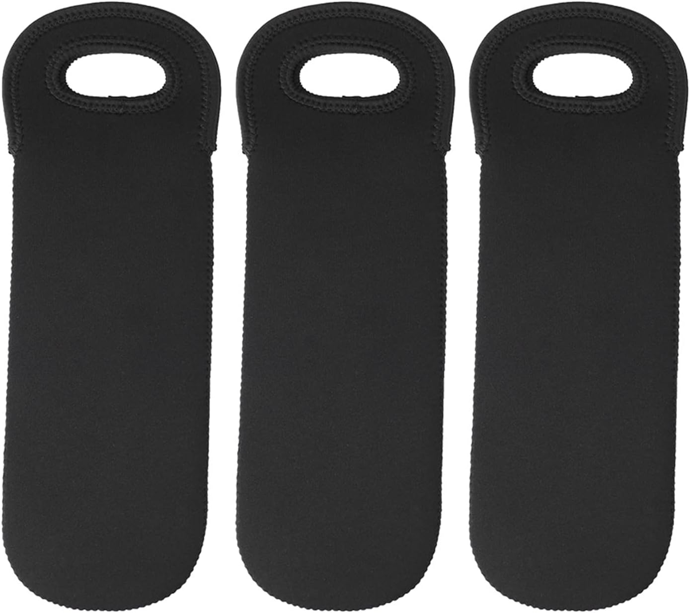 3pcs Thick Insulating Neoprene Wine Carrier Travel Bag - Waterproof Dustproof Champagne Bottle Tote