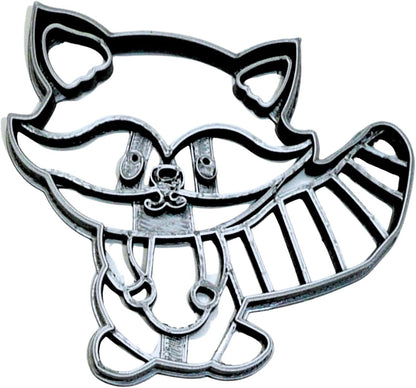BABY RACCOON CUB WOODS FOREST ANIMAL COOKIE CUTTER, MADE IN USA