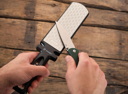 GANZO Firebird ProSharp Multifunctional Sharpener - Double Sided Diamond Tungsten Steel Ceramic - Lightweight, Compact