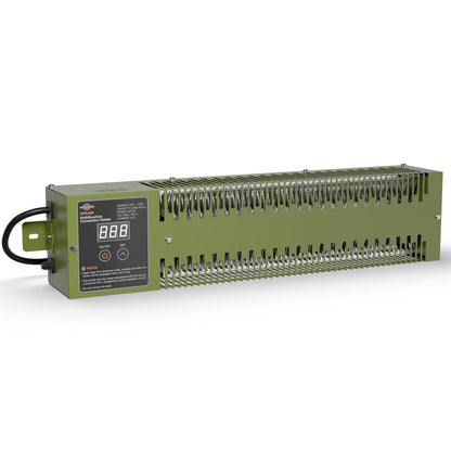 AEGONAN Utility Heater with Built-In Thermostat, 600W Electric Pump House Heater 120V, HPA600 Multifunction Convection Heater, Freeze Protection in Pump Houses, Utility Rooms, etc, Army Green