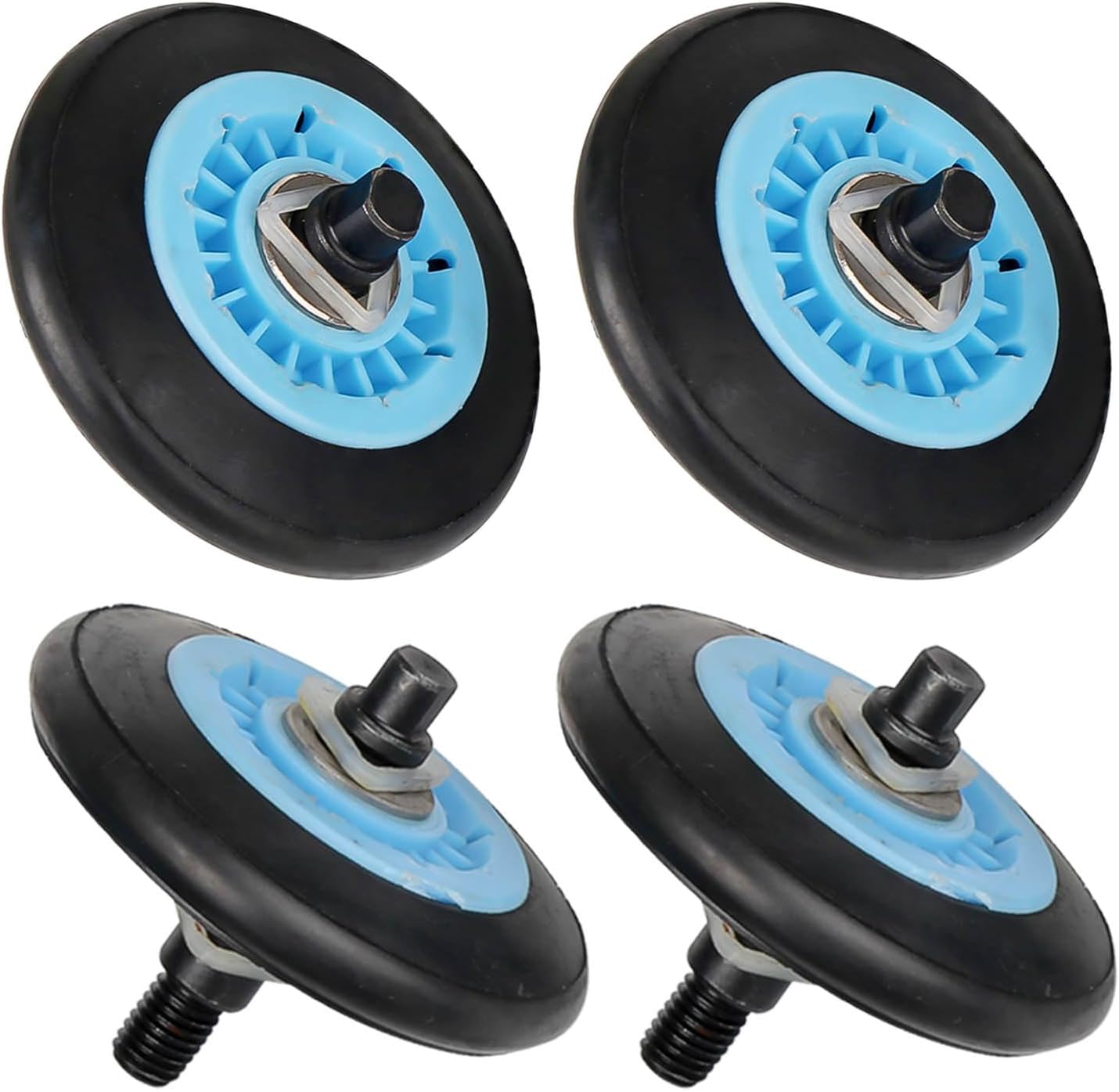 Seentech UPGRADED DC97-16782A Dryer Drum Support Roller - Compatible with Samsung Dryer, Pack of 4
