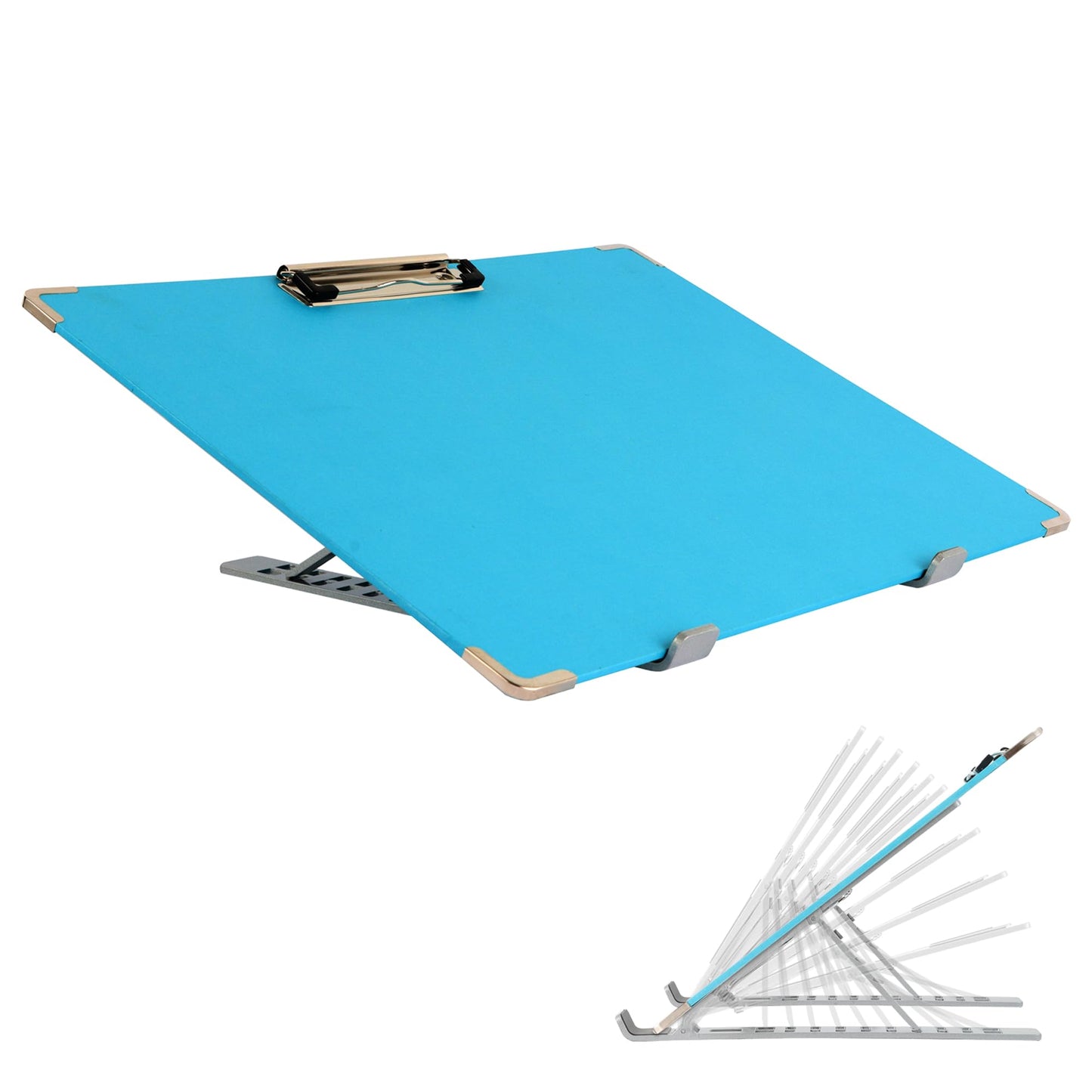 Slant Board for Writing 16 x 12 Inch Adjustable Tilted Writing Board Sloped Surface to Improve Handwriting Legibility 20°Slanted Clipboard for Writing Reading Drawing