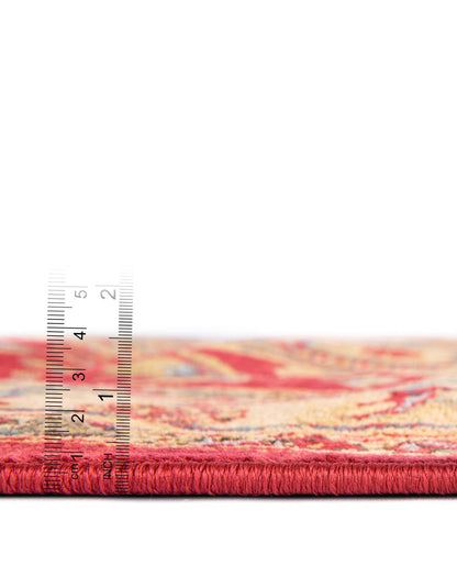 Unique Loom Sahand Collection Area Rug - Arsaces (10' 6" x 16' 5" Rectangle, Red/ Brown)